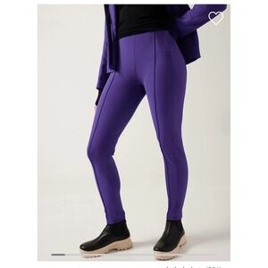 Athleta 2 PETITE Noble Blue Glacier Snow Ski Winter Skinny Pant II #985570